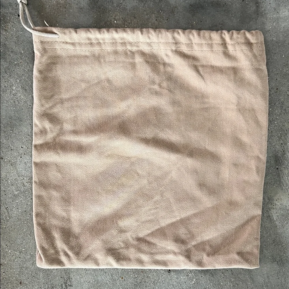 Authentic Burberry Beige Drawstring Garment Dust Bag